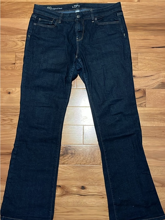 Ann Taylor Denim - Ann Taylor Dark Blue Bootcut Jeans